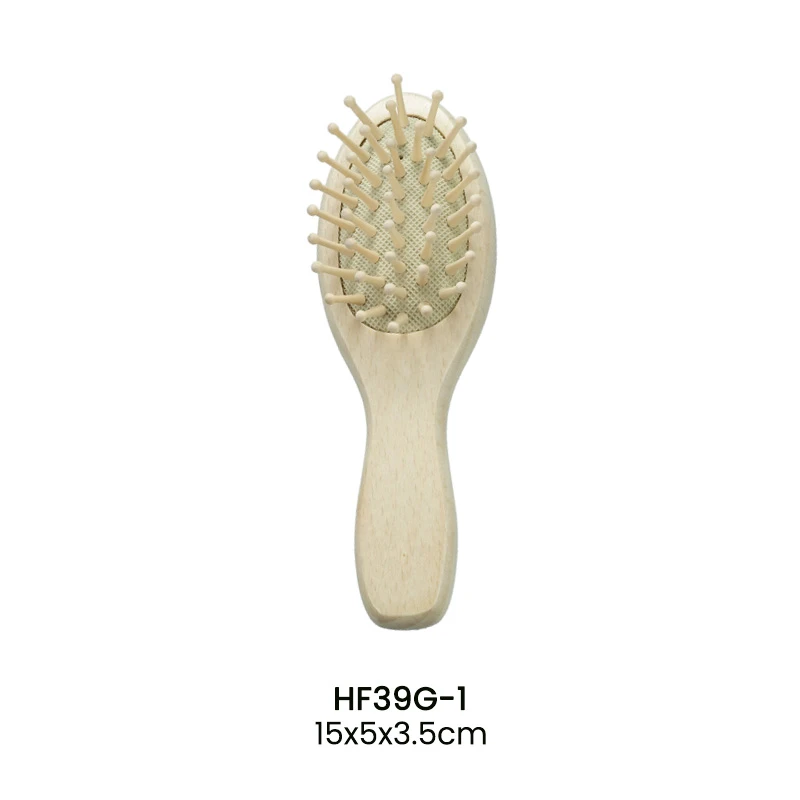 사용자 정의 화이트 너도밤 나무 나무 아기 브러쉬 세트(3 개)