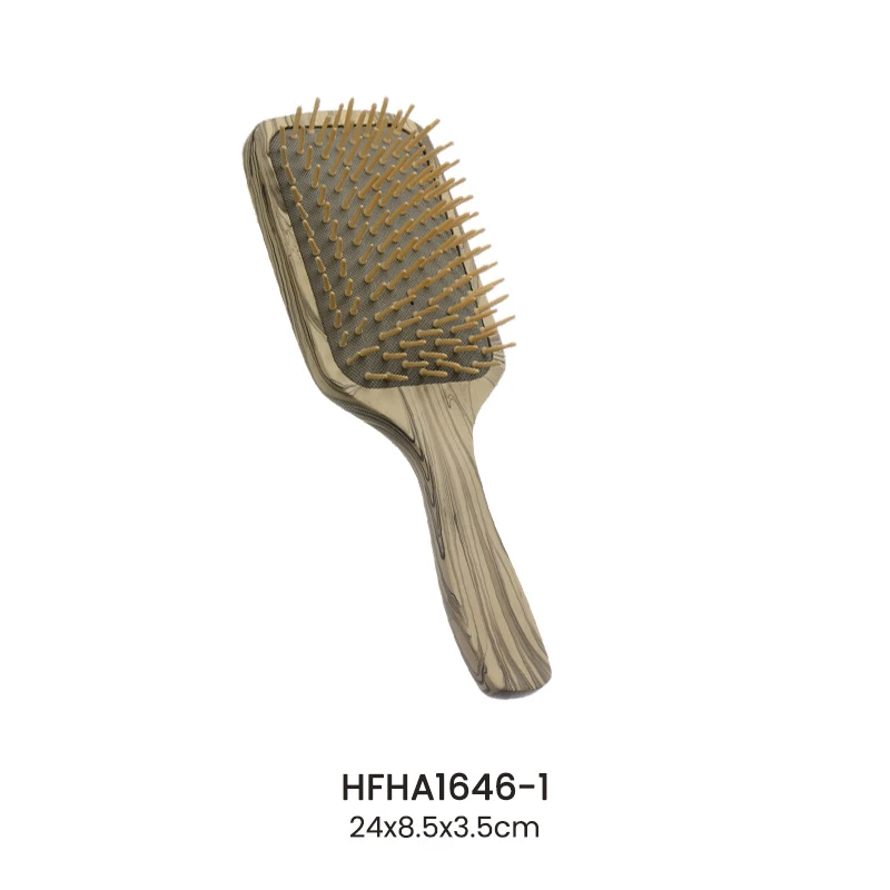 혼합 강모 컬러 페인트 마사지 헤어 브러시 도매